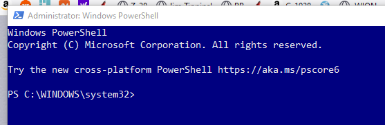 PowerShell Screen