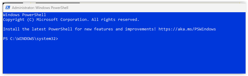 PowerShell Screen