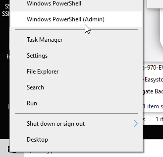 Start Windows PowerShell